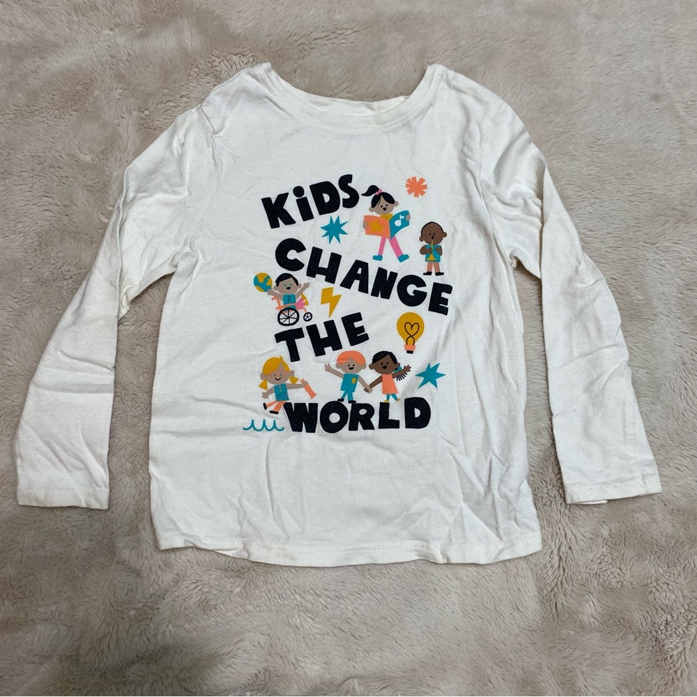 Old Navy Toddler Unisex Long Sleeve Graphic Shirt